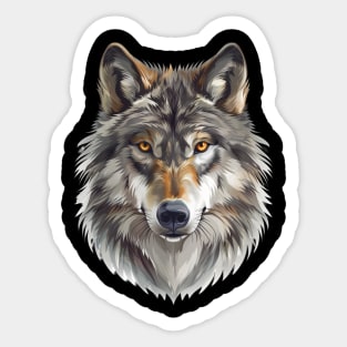 Wolf Vocalization Studies Sticker